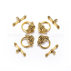 Tibetan Style Toggle Clasps&nbsp;X-GLF0026Y