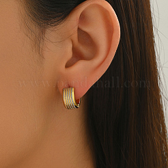 Stainless Steel Multilayer Ring Hoop Earrings&nbsp;QM6435