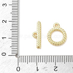 Brass Toggle Clasps&nbsp;KK-CBA42CA-01A-G