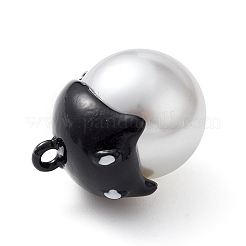 Halloween Spray Painted Alloy Pendants&nbsp;PALLOY-R139-02A-02