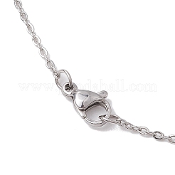 Non-Tarnish Hollow Butterfly 304 Stainless Steel Pendant Necklaces&nbsp;NJEW-JN04814-01