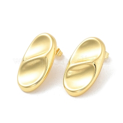 Rack Plating Brass Stud Earring&nbsp;EJEW-C078-05A-G