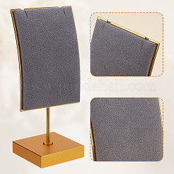 Velvet & Alloy Earrings Display Stands&nbsp;ODIS-WH0061-69A