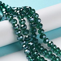 Electroplate Glass Beads Strands&nbsp;EGLA-A034-T6mm-C03