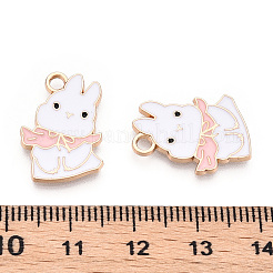 Alloy Enamel Pendants&nbsp;PALLOY-N170-035B-NR