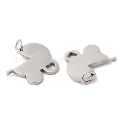 Non-Tarnish 304 Stainless Steel Pendants&nbsp;STAS-Z042-06P