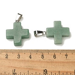 Natural Green Aventurine Pendants&nbsp;G-Z067-06P-05