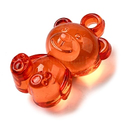 Transparent Printed Acrylic Pendants&nbsp;OACR-E043-01