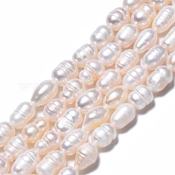 Natural Cultured Freshwater Pearl Beads Strands&nbsp;PEAR-N012-07A