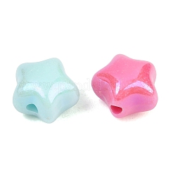 Plating Opaque Acrylic Beads&nbsp;OACR-D042-01