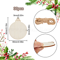 Unfinished Natural Wood Cutouts Ornaments&nbsp;WOOD-SP0001-17B
