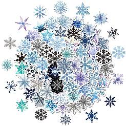50Pcs Snowflake Paper Stickers&nbsp;DIY-P085-04