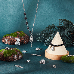 4 Style Tibetan Style Alloy Pendants&nbsp;FIND-FG0001-92