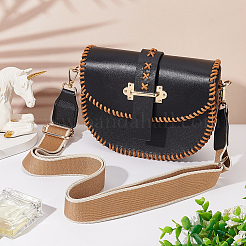 Jacquard Weave Ethnic Style Polyester Wide Bag Handles&nbsp;FIND-WH0136-40B