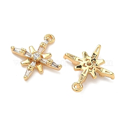 Brass Micro Pave Cubic Zirconia Pendants&nbsp;KK-A281-13C-G