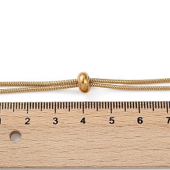 Adjustable 304 Stainless Steel Slider Necklaces&nbsp;X-NJEW-L156-004G