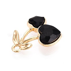 Alloy Rhinestone Pendants&nbsp;PALLOY-T092-24G-01