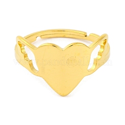 201 Stainless Steel Adjustable Ring for Women&nbsp;RJEW-D082-03E