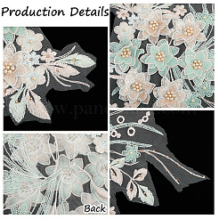 Polyester Acrylic Rhinestones Applique embroidery ABS Sequins&nbsp;FIND-WH20019-165B-06