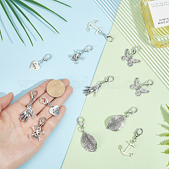 12Pcs 6 Styles Alloy Shoe Charms&nbsp;HJEW-ME0001-25