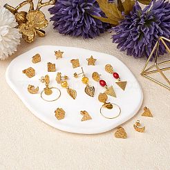 18Pcs 9 Style 304 Stainless Steel Stud Earring Findings&nbsp;STAS-SZ0002-88