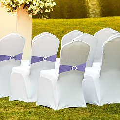 Polyester Stretch Chair Sashes Bows for Wedding Reception&nbsp;AJEW-WH0041-20