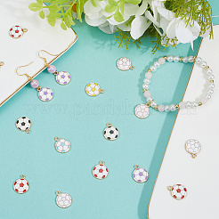 56Pcs 7 Colors Alloy Enamel Pendants&nbsp;FIND-SC0016-11