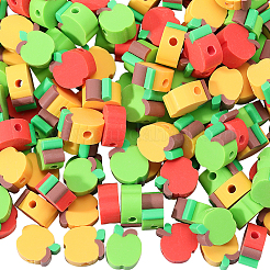 130g Handmade Polymer Clay Beads&nbsp;CLAY-SC0002-63A