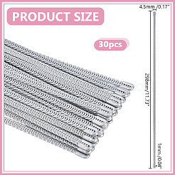 30Pcs Galvanized Steel Tube Boning&nbsp;DIY-HY0003-19B