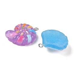 Opaque Resin Pendants&nbsp;RESI-Z040-06P-01