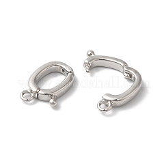 Brass Fold Over Clasps&nbsp;KK-H483-06B