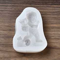 DIY Mini Halloween Mummy Food Grade Silicone Statue Molds&nbsp;LS-DIY-G054-C01