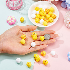 33Pcs 5 Styles Silicone Beads&nbsp;FIND-TA0010-85
