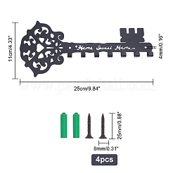 Iron Wall Mounted Hook Hangers&nbsp;AJEW-WH0188-70