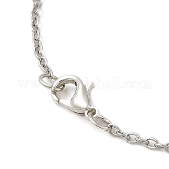 Non-Tarnish 201 Stainless Steel Pendant Necklaces&nbsp;NJEW-G118-04P
