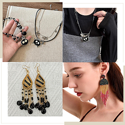 DIY Glass & Acrylic & Seed Beads Findings Kits&nbsp;DIY-PA0001-44