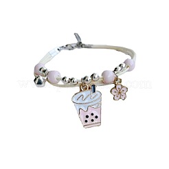 Cute Cartoon Alloy Enamel Multi-strand Charm Bracelets&nbsp;WG000A8-04
