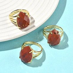 Brass Cuff Open Rings&nbsp;RJEW-D347-04G