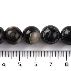 Natural Tibetan Agate(Dyed & Heated) 1-Eye Beads Strands&nbsp;G-G163-A02-04