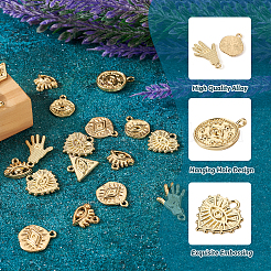 32Pcs 8 Style Alloy Pendants&nbsp;FIND-TA0002-10