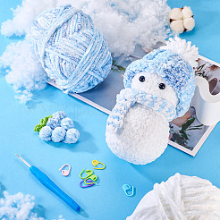 3 Rolls Polyester Chenille Wool Yarn&nbsp;OCOR-MB0001-06C