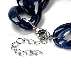 Chunky Acrylic Curb Chain Bracelet for Girl Women&nbsp;BJEW-JB06876