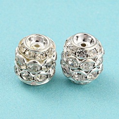 Brass Rhinestone Beads&nbsp;RB-F035-03S
