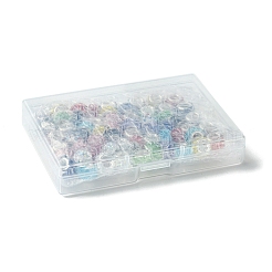 60Pcs 12 Colors Polymer Clay Rhinestone European Beads&nbsp;CPDL-FS0001-02