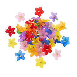 48Pcs 12 Styles Frosted Acrylic Pendants&nbsp;PALLOY-TA0002-52