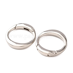 Alloy Spring Ring Clasps&nbsp;AL-B004-01P-B