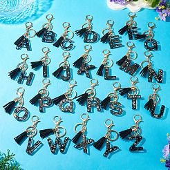 1Pc Resin Letter Keychains&nbsp;KEYC-TADJ0001-09X
