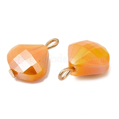 Imitation Jade Glass Pendants&nbsp;KK-Q777-04LG