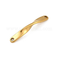Ion Plating(IP) 202 Stainless Steel Twist Connector Charms&nbsp;LS-STAS-Q336-13B-G