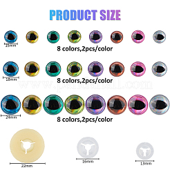 1 Set DIY Plastic Doll Eyes Making Sets&nbsp;DIY-FH0009-62